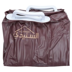 ALSANIDI, Foldable Camping platewashing Bucket, Foldable PVC water paiL, Brown, capacity 10 L