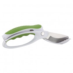 ALSANIDI, Multifunctional Stainless steel scissors, Vegetables scissors, Green*White, Size 10 inch