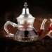 السنيدي، ابريق شاي زجاج، براد شاي، شفاف، سعة 600 مل