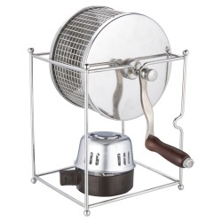 ALSANIDI, Coffee Roaster, Manual Roaster, Silver