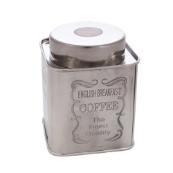 ALSANIDI, Indian Stainless steel Spices storage, Tea, coffee and sugar storage for trips, Silver, Size 10*10 Cm