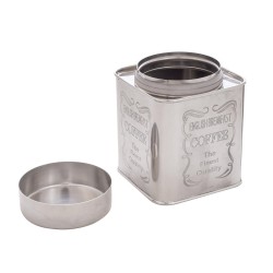 ALSANIDI, Indian Stainless steel Spices storage, Tea, coffee and sugar storage for trips, Silver, Size 10*10 Cm