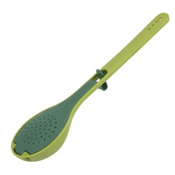 ALSANIDI, Plastic spices cooking spoon, Cooking Spoons, Green, Size 27 Cm