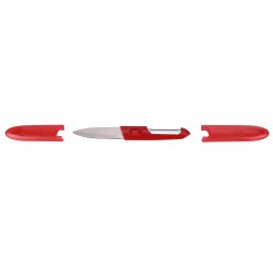 ALSANIDI, Plastic fruit and Vegetables peeler, Potatoes peeler, Red