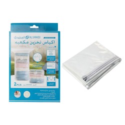 ALSANIDI, Vacuum Suction Travel Storage Bag, Transparent , Size 65*30*50 Cm