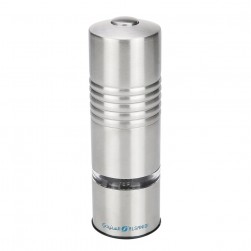 ALSANIDI, Electric Spices Grinder, Manual Pepper Grinder, Silver, Size 5*14 Cm