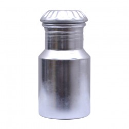 ALSANIDI, spices cans, Ghee pail, Silver, Size 10 Cm