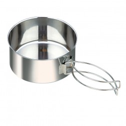 DPT, Stainless steel cooking pot, Cooking pot, Silver, Set 3 pcs