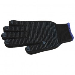 ALSANIDI, Camping Hand Gloves, Outdoor Gloves with Anti-Slip Grip, Black, Size 15*24.5 Cm