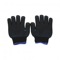 ALSANIDI, Camping Hand Gloves, Outdoor Gloves with Anti-Slip Grip, Black, Size 15*24.5 Cm