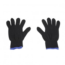 ALSANIDI, Camping Hand Gloves, Outdoor Gloves with Anti-Slip Grip, Black, Size 14.5*24.5 Cm