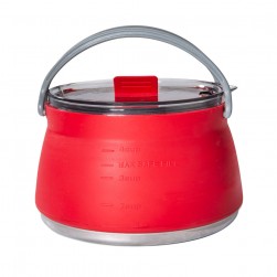 DPT, Silicone pot, Foldable pot, Red, capacity 1 L