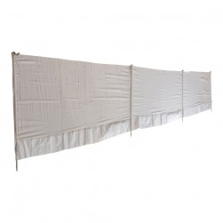 ALSANIDI, Camping windbreak for trips, camping air curtain, White, Size 10*1.20Metre