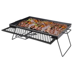 ALSANIDI, Grill pan, Burger Grill Saj, Black, Size 44*69 Cm