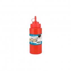 ALSANIDI, Plastic Pancake Bottle, Squeeze Bottles, Red, capacity 350 ml