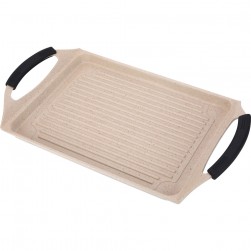 DPT, Grill pan, Burger Grill Saj, Beige, Size 27*47*2.2 Cm