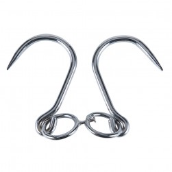 ALSANIDI, Stainless Steel Meat Hanging Hook, Meat hanging hooks, Silver