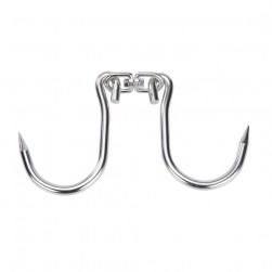 ALSANIDI, Stainless Steel Meat Hanging Hook, Meat hanging hooks, Silver, Thickness 12 mm