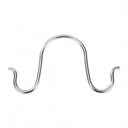 ALSANIDI, Stainless Steel Meat Hanging Hook, Meat hanging hooks, Silver, Size 17*30 Cm Thickness 11 Cm