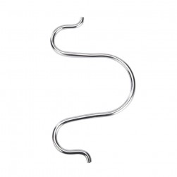 ALSANIDI, Stainless Steel Meat Hanging Hook, Meat hanging hooks, Silver, Size 17*30 Cm Thickness 11 Cm