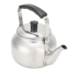 ALSANIDI, korean teapot, Stainless steel teapot, Silver, capacity 1.35 L