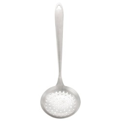 ALSANIDI, Stainless steel cooking spoon, Kitchen spoons, Silver, Size 36.3 Cm