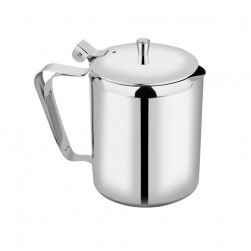 ALSANIDI, Stainless steel milk pot, Coffee pot, Silver, capacity 600 ml