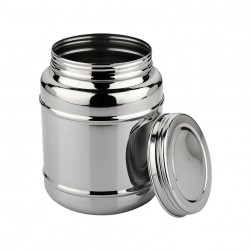 ALSANIDI, Indian Stainless steel Spices storage, Tea, coffee and sugar storage for trips, Silver, capacity 1850 ml