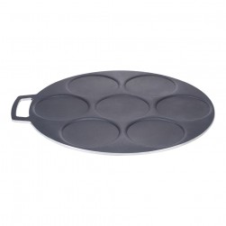 ALSANIDI, Grill pan, Burger Grill Saj, Black, Size 50 Cm Thickness 5 ml