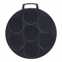 ALSANIDI, Grill pan, Burger Grill Saj, Black, Size 50 Cm Thickness 5 ml