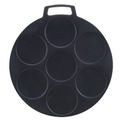 ALSANIDI, Pancake Saj, Crepe maker, Black, Size 40 Cm Thickness 5 ml