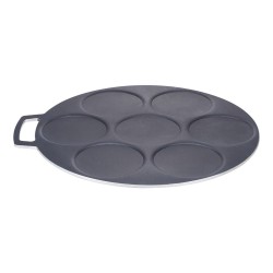 ALSANIDI, Pancake Saj, Crepe maker, Black, Size 50 Cm Thickness 5 ml