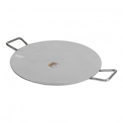 ALSANIDI, Grill pan, Burger Grill Saj, Silver, Size 45 Cm