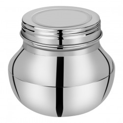 ALSANIDI, Indian Stainless steel Spices storage, Tea, coffee and sugar storage for trips, Silver, capacity 380 ml