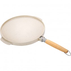 ALSANIDI, Grill pan, Burger Grill Saj, Beige, Size 32 Cm