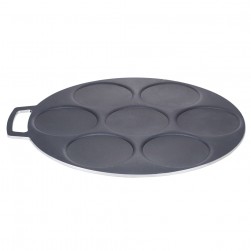 ALSANIDI, Pancake Saj, Crepe maker, Black, Size 50 Cm Thickness 6 ml