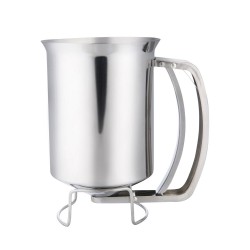 ALSANIDI, Stainless steel funnel, Silver, Size 10.5*16 Cm