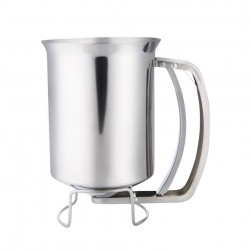 ALSANIDI, Stainless steel funnel, Silver, Size 10.5*16 Cm