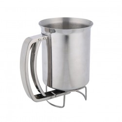 ALSANIDI, Stainless steel funnel, Silver, Size 10.5*16 Cm