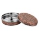 ALSANIDI, Stainless steel dates storage, Bronze, Size 9 Cm