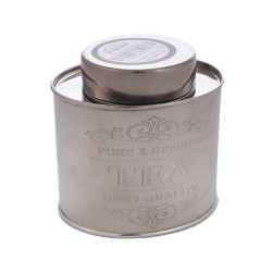 ALSANIDI, Indian Stainless steel Spices storage, Tea, coffee and sugar storage for trips, Silver, Size 10*12.5 Cm