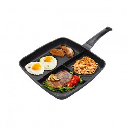 DPT, Cooking pan, Frying pan 
, Black, Size 32*32 Cm