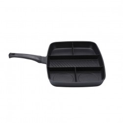 DPT, Cooking pan, Frying pan 
, Black, Size 30*38 Cm