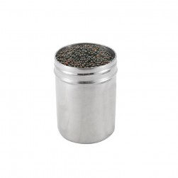 ALSANIDI, Stainless steel Spices storage, Tea, coffee and sugar storage for trips, Silver, Size 8.6*12 Cm