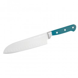 السنيدي، سكين الجزار ستانلس ستيل، سكين مطبخ، تركواز، مقاس 7.75 انش