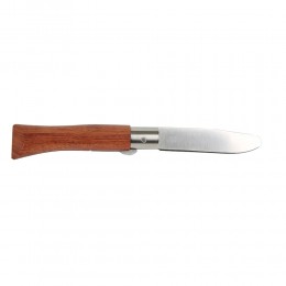 السنيدي، سكين صيد مطواه، سكين الجيب أو مطواة، فضي، مقاس 15 سم