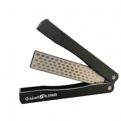 ALSANIDI, Manual Crystal Knife Sharpener, Knife sharpening tooL, Black, Size 3*12.5 Cm