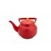 السنيدي، ابريق شاي مطلي، ابريق شاي ستانلس ستيل، احمر، سعة 2 لتر