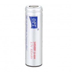 DPT, Rechargeable Flashlight Battery with a Capacity of 800 milliampere-hour, Gray, capacity 800 ml Ampere