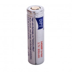 DPT, Rechargeable Flashlight Battery with a Capacity of 800 milliampere-hour, Gray, capacity 800 ml Ampere